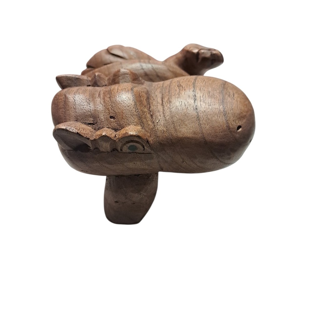 Hippopotamus Hand Carved - Picture 2 of 11